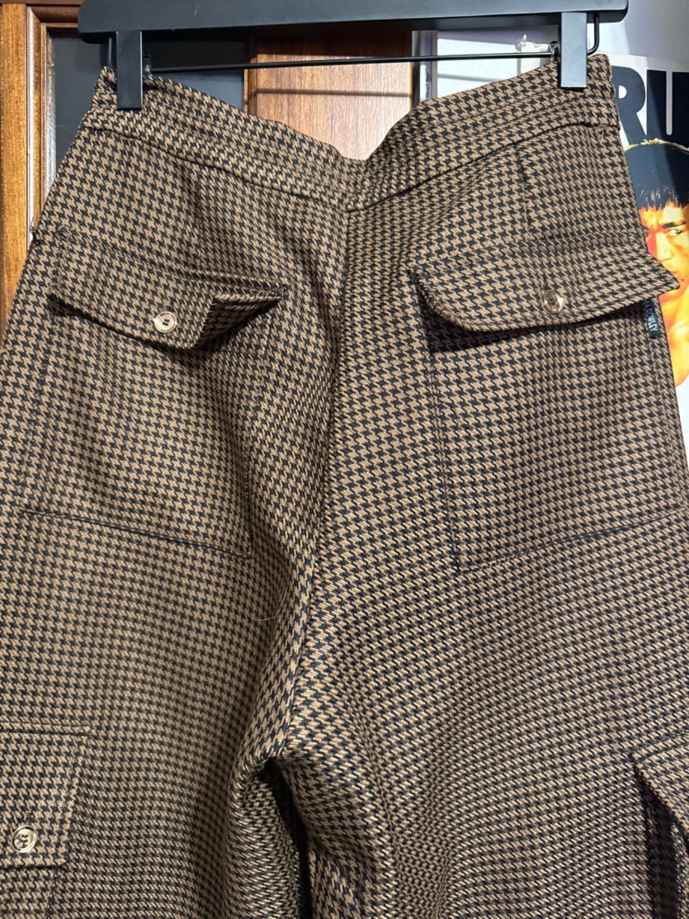 CYNTHIA ROWLEY Houndstooth cargo - Picture 4 of 6